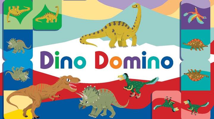 Actual product image Dino Domino (English)