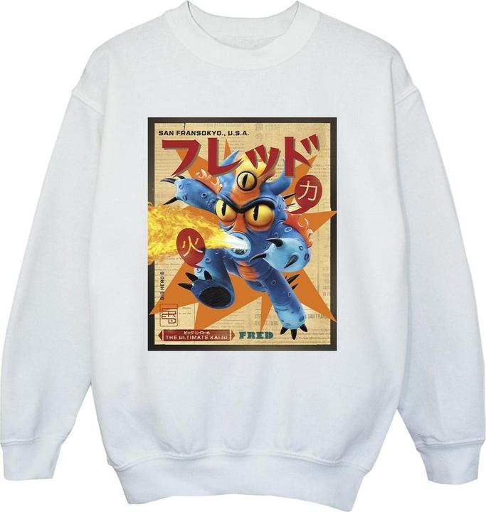 Immagine prodotto Disney Big Hero 6 Baymax Fred Newspaper Felpa Ragazzi (104)