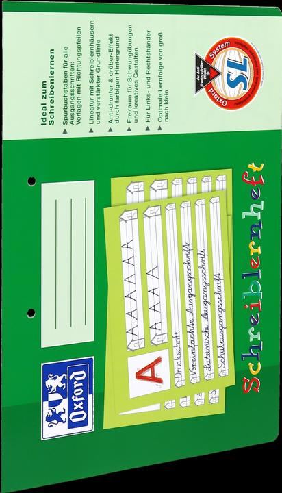 Produktbild Oxford Schreiblernheft, A4 quer (A4, Weicher Einband)