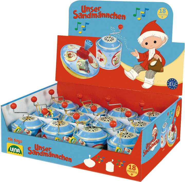 Produktbild Magni Musikdrehdose Sandmann ca. 7,5 x 10,5 cm (Französisch, Deutsch, Englisch)