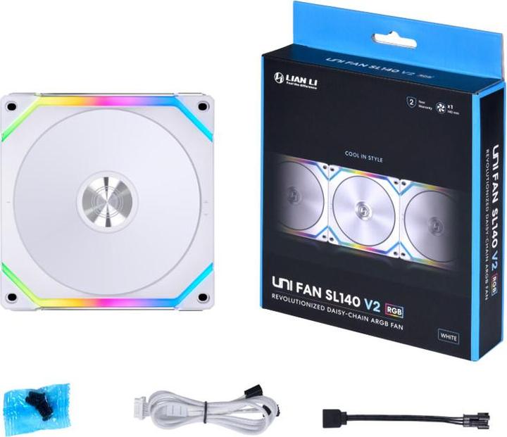 Actual product image Lian-Li Uni Fan SL140 V2 ARGB (140 mm, 1 x)