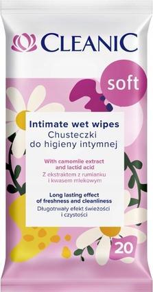 Cleanic Weiche Intimhygiene-Tücher - 20 Stück