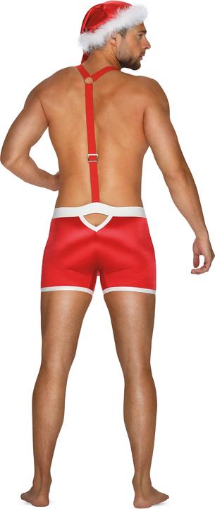 Immagine prodotto Obsessive Boxer di Mister Claus con bretelle e cappuccio (L, XL)