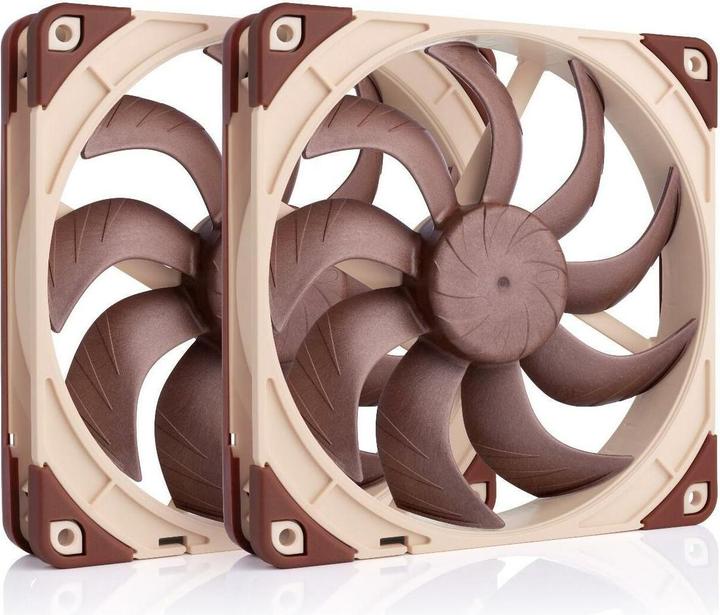 Actual product image Noctua NF-A14x25 G2 PWM Sx2-PP (140 mm, 2 x)