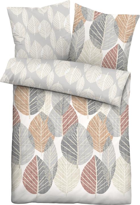 Immagine prodotto Biberna Biancheria da letto in fibra fine comfort 4168-555 nature (Set di biancheria da letto, 135x200 cm (80x80 cm))