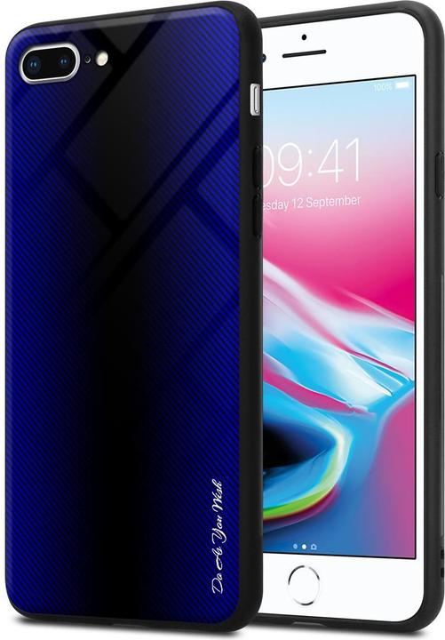 Immagine prodotto Cadorabo Copertura di vetro a strisce in TPU (Apple iPhone 7s Plus, Apple iPhone 7 Plus)