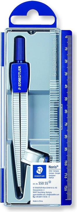 Actual product image Staedtler School compass Noris 550 55, length: 124.2 mm