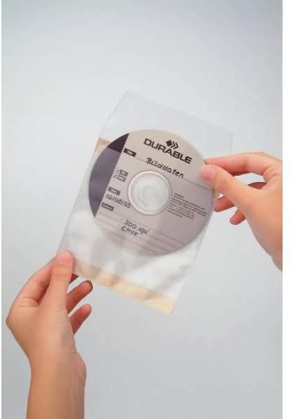 Actual product image Durable CD/DVD Sleeves Self Adhesive Set (CDs)