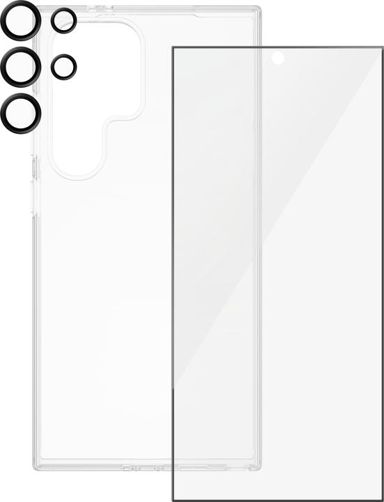 Actual product image Safe Edge to Edge Glass + Case (1 Piece, Samsung Galaxy S24 Ultra)