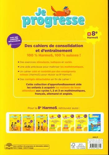 Immagine prodotto Je progresse en mathématiques 8ème HarmoS (Francese, Knébel Martine, Dalla-Riva Sabina, 2022)