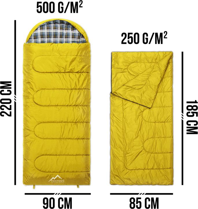 Produktbild Normani 4-in-1 Schlafsack Antarctica - 415 (220 cm)