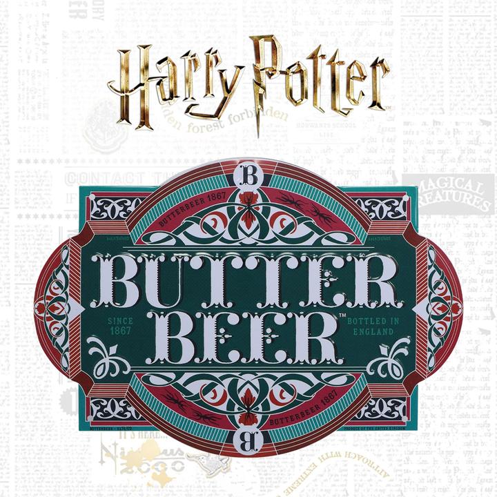 Image du produit Fanattik HARRY POTTER - Butter Beer - Metal Sign (28 x 20 cm)