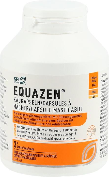 Image du produit Equazen IQ Equazen Kaukapseln/Capsules à mâcher/Capsule masticabili Ds 180 Stk (180 pièce(s), Cachets, 190 g)