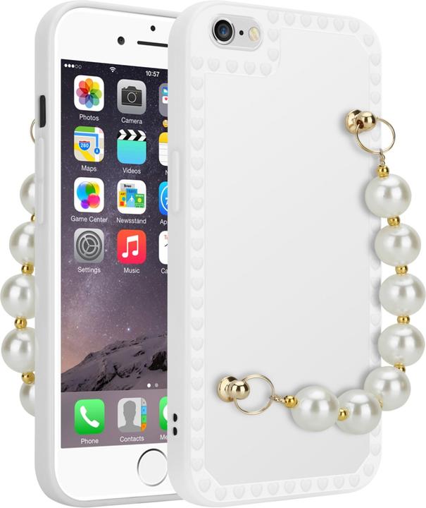 Immagine prodotto Cadorabo Custodia per Apple iPhone 6 / 6S in TPU in stile perla (Apple iPhone 6)