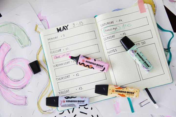 Actual product image STABILO Boss Original (Mint, fuchsia, Orange, Blue, 5 mm, 4 x)