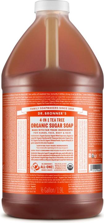 Dr. Bronner's Sugar Soap (Flüssigseife, 1900 ml)