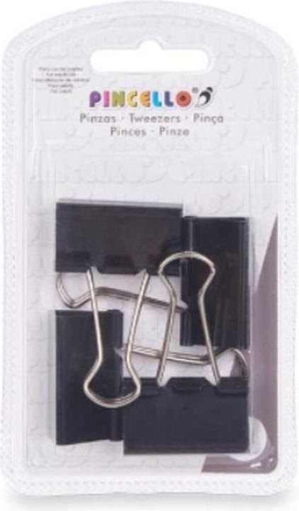 Produktbild Pincello Klammern Clip gross Schwarz Metall (24 Stück) (24 x)