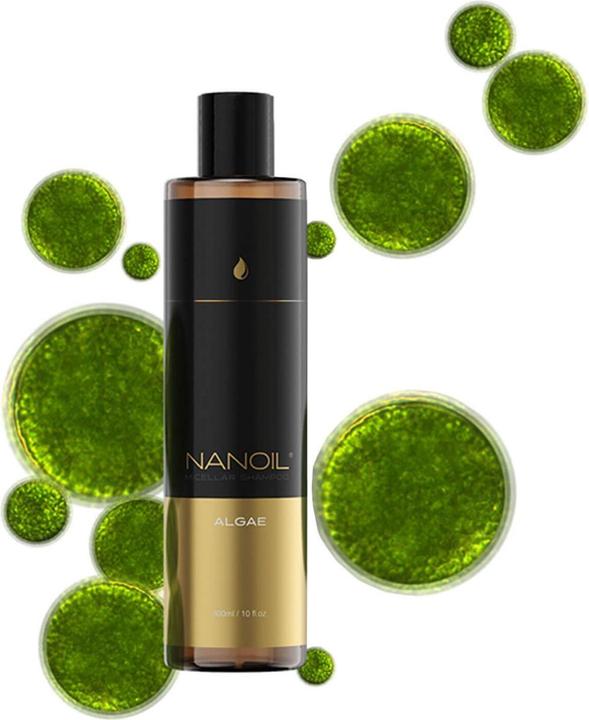 Immagine prodotto Nanoil Shampoo Micell con alghe (300 ml, Shampoo liquido)