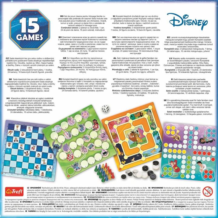 Image du produit Trefl TR Jeu de 15 jeux Disney EST LV LT SWE FIN