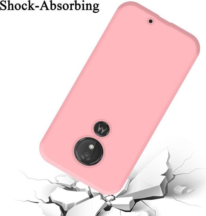 Actual product image Cadorabo TPU Liquid Silicone Case Cover (Motorola Moto G7 Power)