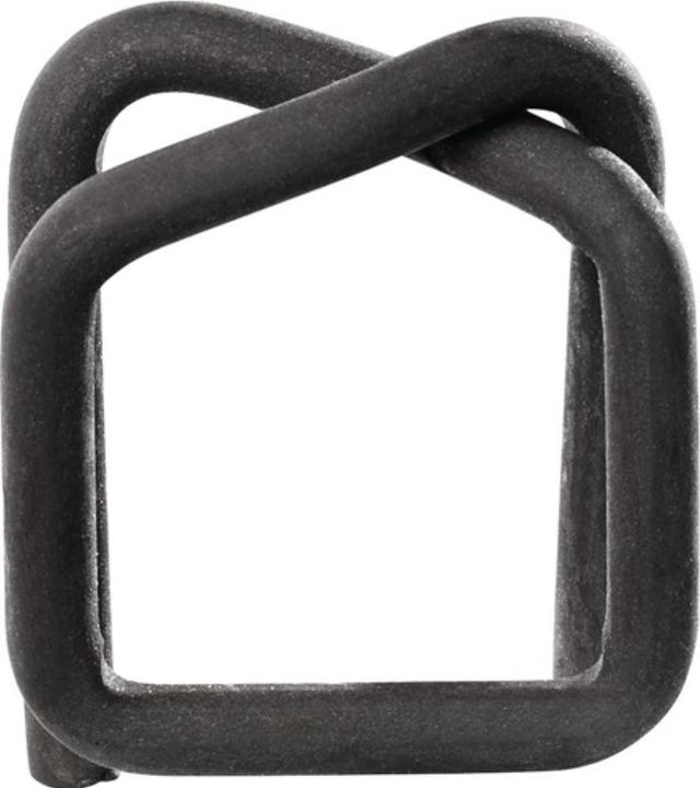 Produktbild HP Autozubehör Verschlussklemme Breite 19 mm Stahl für PES-Umreifungsbänder phosphatiert (19 mm)