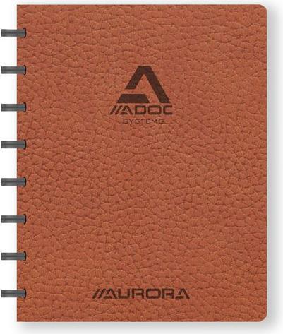 Produktbild Adoc Ringbuch (A5, Kariert, Weicher Einband)