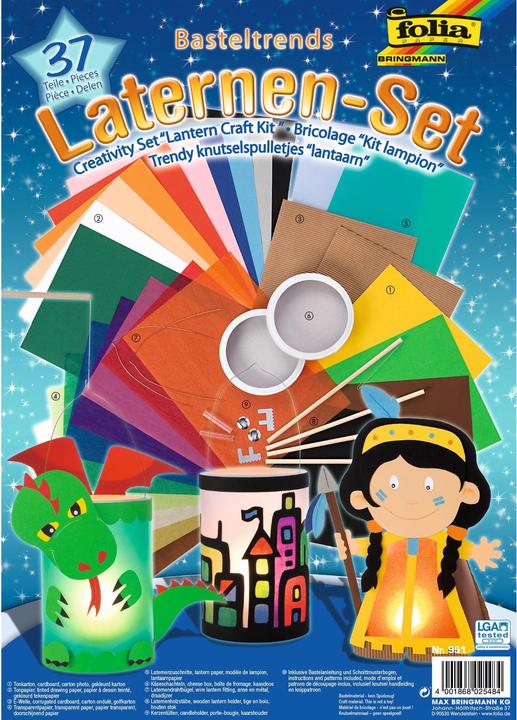 Produktbild Folia Basteltrends Laternenset