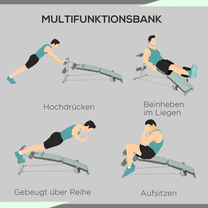 Produktbild SportNow Sit-up-Bank im Klappdesign