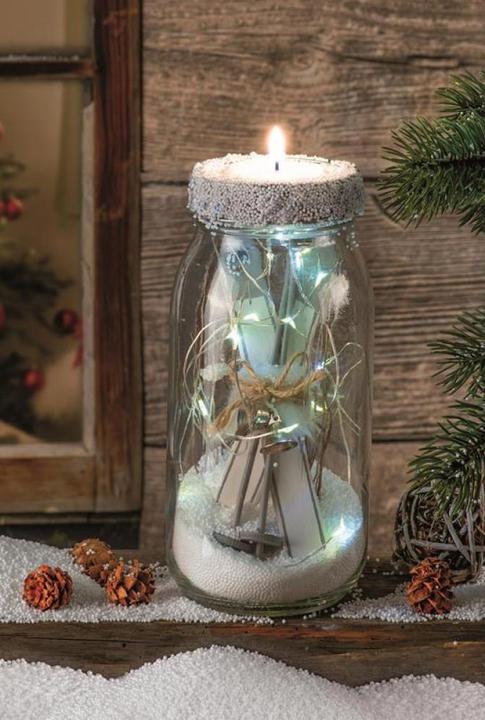 Actual product image Glorex Tealight holder metal silverf.