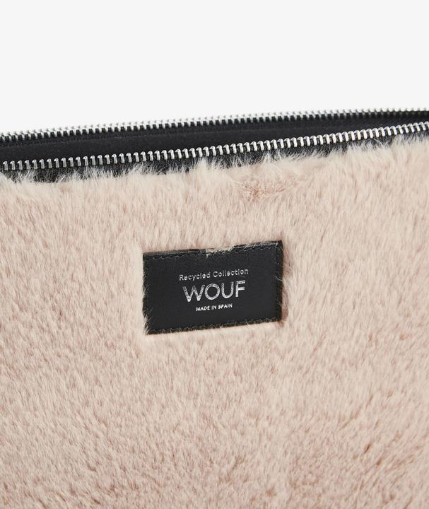 Actual product image Wouf Faux fur laptop sleeve 34 cm (14.96")