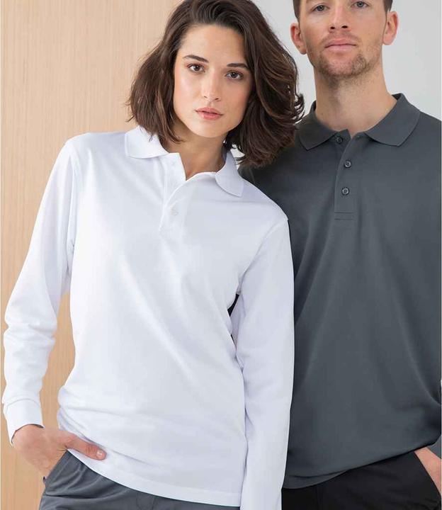 Actual product image Henbury Polo shirt long-sleeved (3XL)