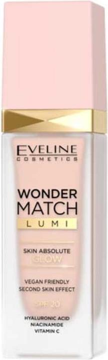 Immagine prodotto Eveline Wonder Match Lumi Fondotinta Illuminante Per Il Viso Spf20 05 Luce Naturale 30Ml (05 Luce Naturale)