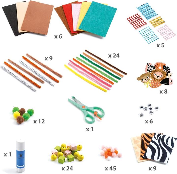 Actual product image Djeco Creative set jungle