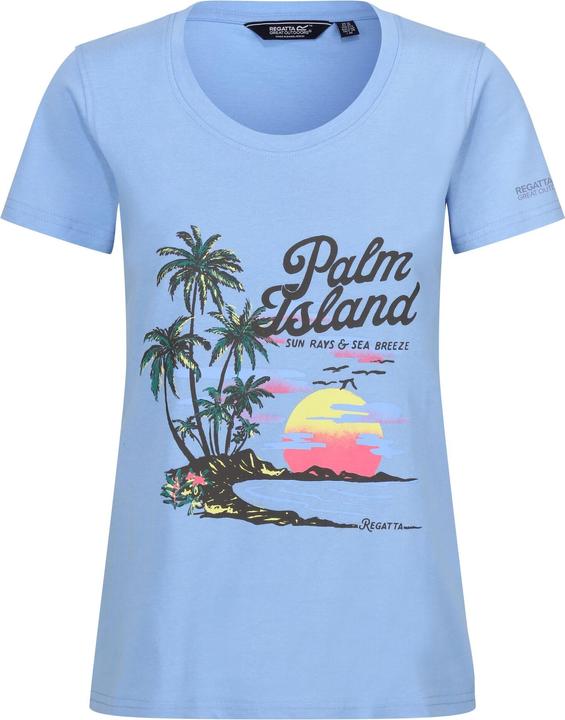 Actual product image Regatta Womens/Ladies Filandra VIII Palm Tree T-Shirt (46 D)
