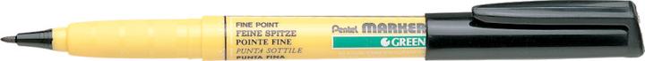 Actual product image Pentel Laundry Marker Green Label NM10 (Black, 2 mm, 1 x)