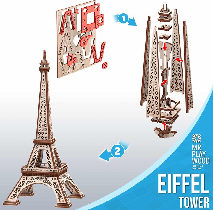 Actual product image Mr Playwood : Eiffel Tower