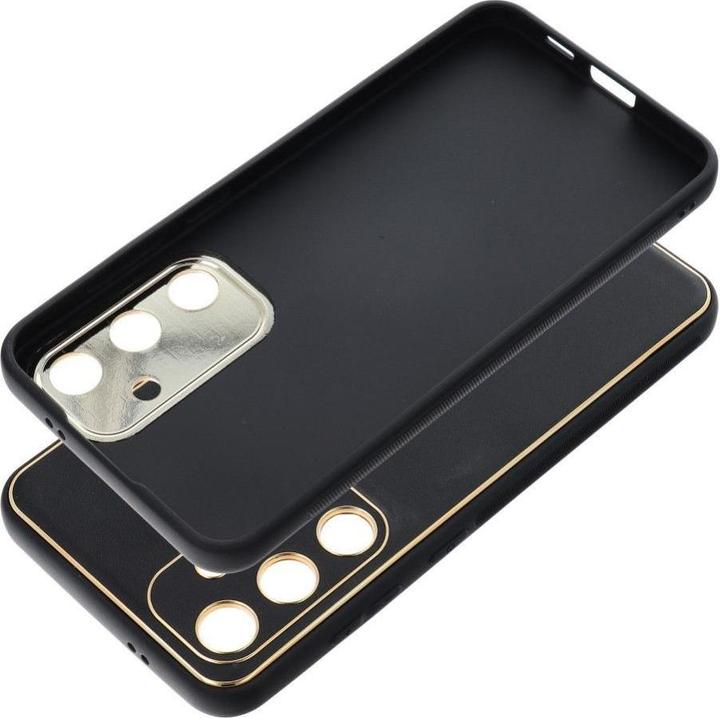 Produktbild OEM Back panel cover LEATHER case for SAMSUNG S24 Plus black (Samsung Galaxy S24+)