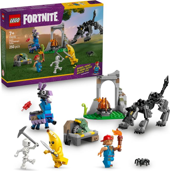 Immagine prodotto LEGO Das Lager von Schali und der Zündkerzenkünstlerin (77075, LEGO Fortnite)