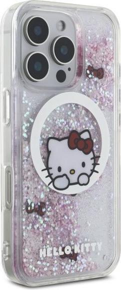 Productafbeelding Hello Kitty HKHMP16XLSWKH iPhone 16 Pro Max 6,9" biały/witte hardcase Liquid Glitter Sweet Kitty B (Apple iPhone 16 Pro Max)