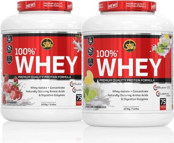 Actual product image All Stars 100% Whey Protein (Vanilla, 1 pcs., 2270 g)