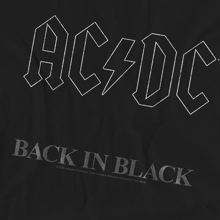 Image du produit AC/DC - T-shirt BACK IN BLACK - Adulte (M)