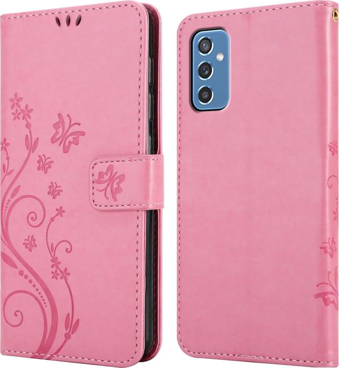 Actual product image Cadorabo Flower Book cover (Samsung Galaxy M52 5G)