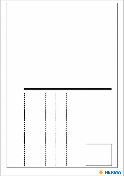 Produktbild Herma Postkarten-Etiketten