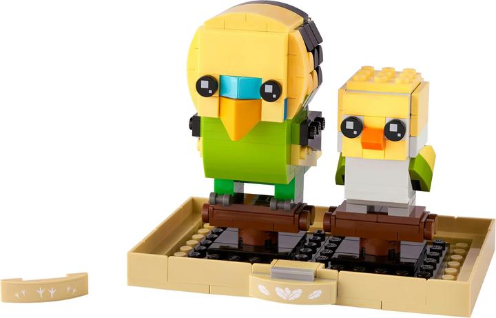 Actual product image LEGO BrickHeadz Budgie 40443 (40443, LEGO Brickheadz, LEGO Rare Sets)