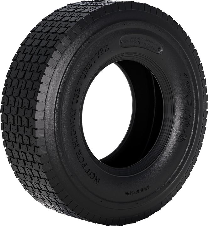 Image du produit Wiltec Pneu pour Tondeuses autoportées 13x5.00-6 Sans Chambre à air pour Brouette Chariot Diable (Tracteur de pelouse)