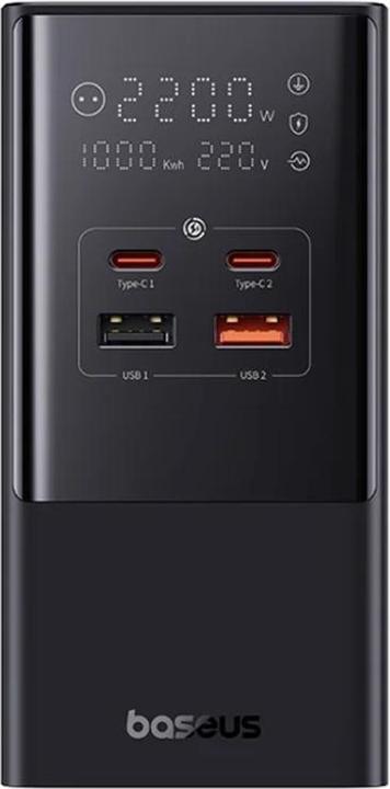 Actual product image Baseus Nástěnná nabíječka / napájecí pásek PowerCombo 100W (černý) (100 W)