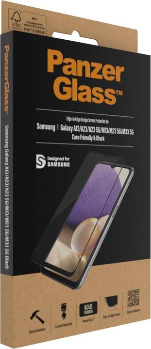 Actual product image PanzerGlass Display protector Case Friendly (1 Piece, Samsung Galaxy M33)