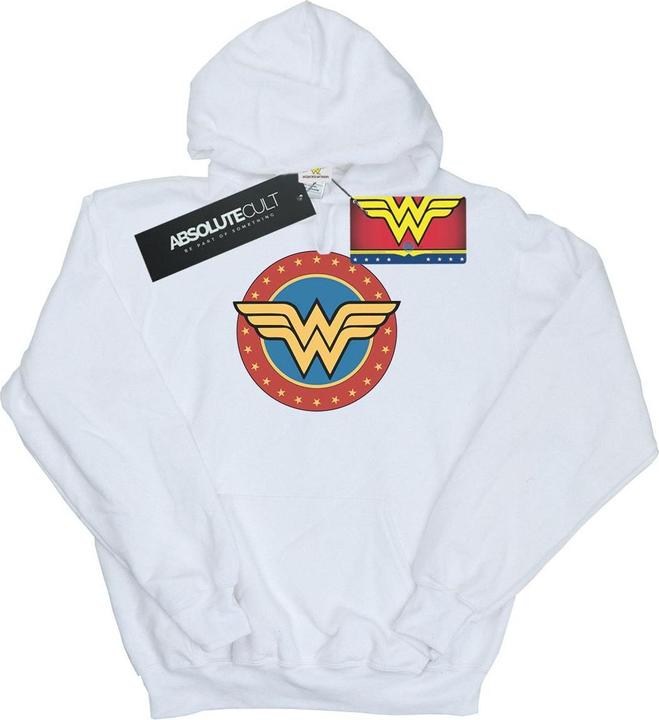 Actual product image Mens Wonder Woman Circle Logo Hoodie (M)