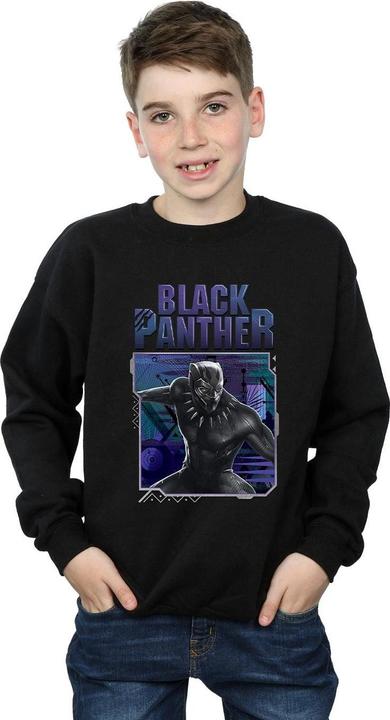 Produktbild Black Panther Tech Badge Sweatshirt Jungen (152, 158)