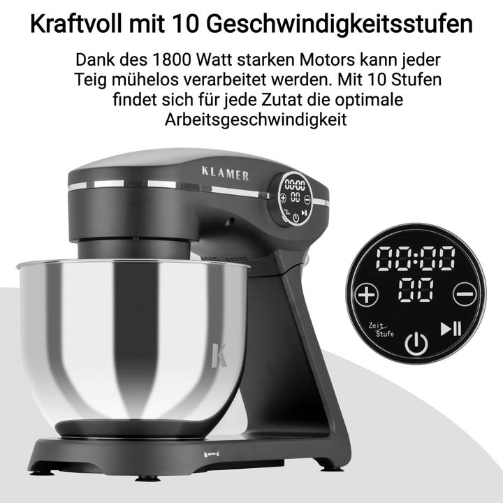 Actual product image KLAMER Food processor (1800 W)